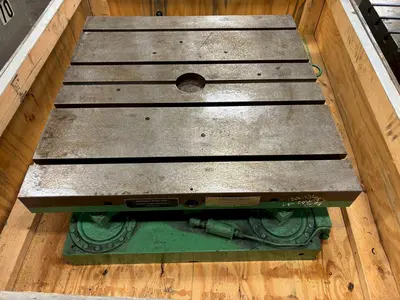 36" X 48" GIDDINGS & LEWIS AIR LIFT ROTARY TABLE: STOCK #23588