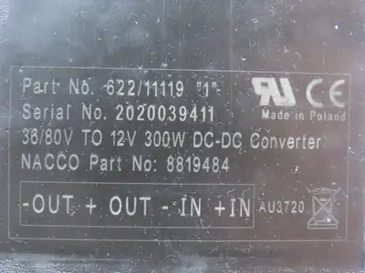 Sevcon 622/11119 Power Converter 36/88VDC To 12VDC Off Hyster E80XN