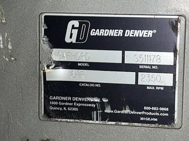 Used Gardner Denver GAFHDPD Blowers Minnesota US | Peak Machinery, Inc. #285254
