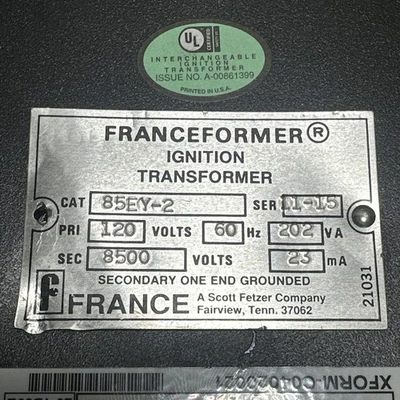 NEW Franceformer 85EY-2