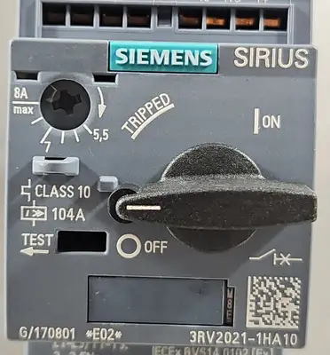 Used Siemens Siemens 3RV20211HA10 Circuit Breakers South Carolina US | Palmetto Automation #1150377