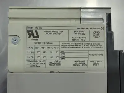 New | in-Stock ABB T4L 250 - 1SDA059457R1 Switchgears British Columbia CA | Lenmark #243163
