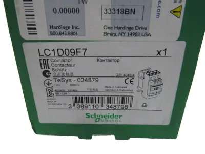 NEW SCHNEIDER ELECTRIC LC1D09F7 CONTACTOR