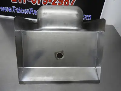 New | in-Stock BK-Resources New BK Resources BKHS-W-SS-1-P-G Hand Sink Wall Mount with Touchless Sensor Faucet Sinks Illinois US | Falcon Restaurant Supply #1376524