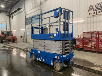 Used 2014 GENIE GS-3232 ELECTRIC SCISSOR LIFT Scissor Lifters Alberta CA | Adcock Equipment #1418026