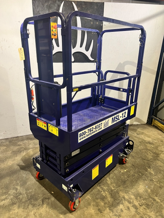 Used 2023 BALLYMORE SAFETY PRODUCTS MSL-12 Manlifts Massachusetts US | Hunter Plastics #789090