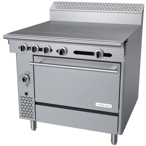 Garland C36-11C 36" Gas Range w/ (2) Hot Tops & Convection Oven, Natural Gas