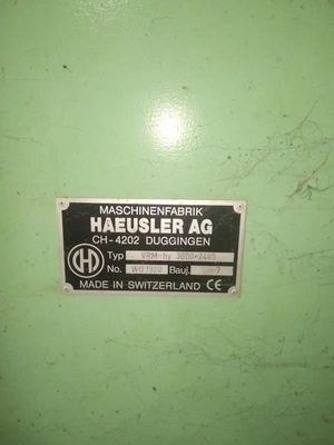 HAEUSLER 4-rolls Plate Bending Rolls, very good used condition, POA
