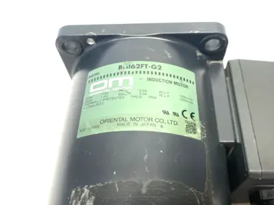 Used Oriental Motor Induction Motor, 400W 1/4HP, Pinion Shaft w/ Capacitor A.C. Motors Michigan US | Maverick Industrial Sales #1395302