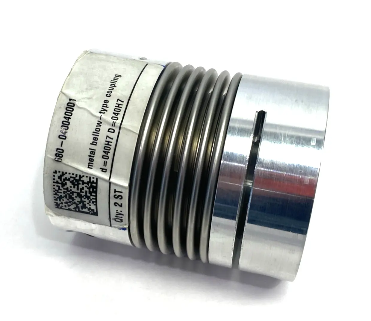 Used Ringfeder Metal Bellows Coupling 38mm Bore to 40mm Bore Ma=73.75 ft-lbs Tooling & Accessories (Other) Michigan US | Maverick Industrial Sales #1395149