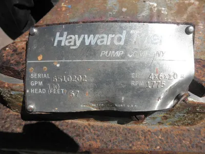 USED HAYWARD TYLER 4X6X10H