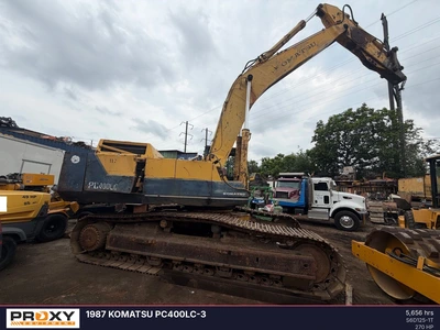 Used 1987 KOMATSU PC400LC-3 Crawler Excavators New Jersey US | Proxy Equipment #1424178