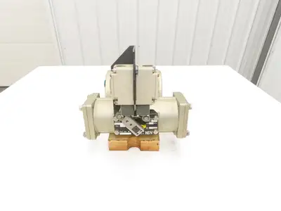 NDV Nippon E100N DN50 2" Flanged 2-Way Ball Valve & Pneumatic Actuator EPN1101N