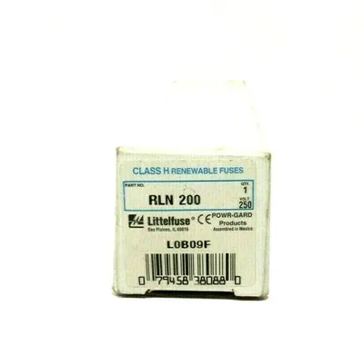 NEW LITTELFUSE RLN-200 FUSE RLN200
