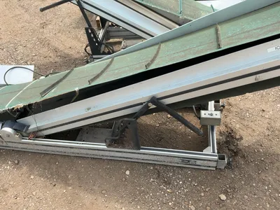 (3) Crivaf Automation Belt Conveyors, Aluminum Frame, no motors, need work, longest is approx. 140”