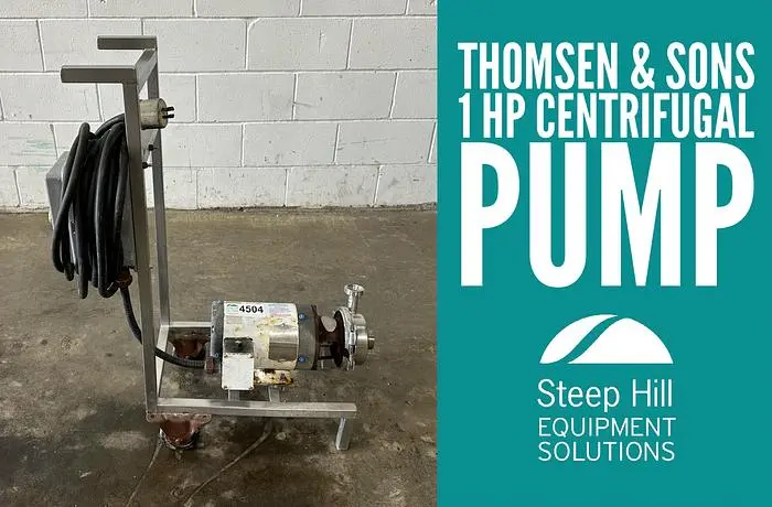 Used L.C. THOMSEN & SONS CWDM3346 / 500A1 Centrifugal Pumps | Steep Hill Equipment Solutions #772568