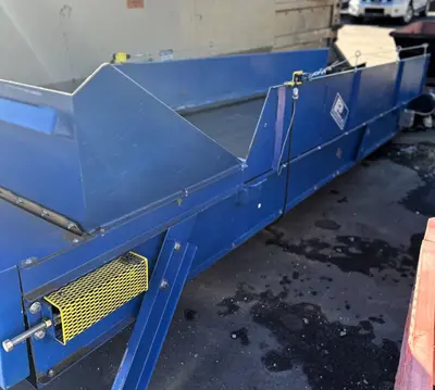 American Horizontal Baler w/Above Ground Conveyor