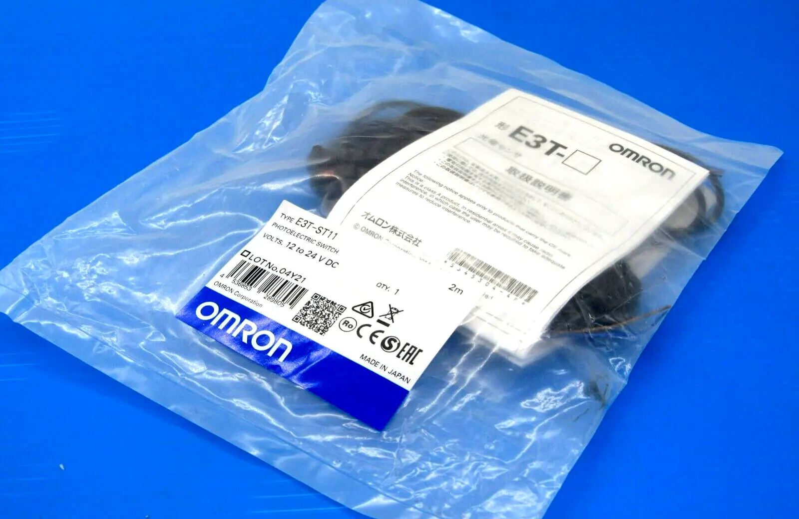 NEW OMRON E3T-ST11 PHOTOELECTRIC SWITCH E3TST11