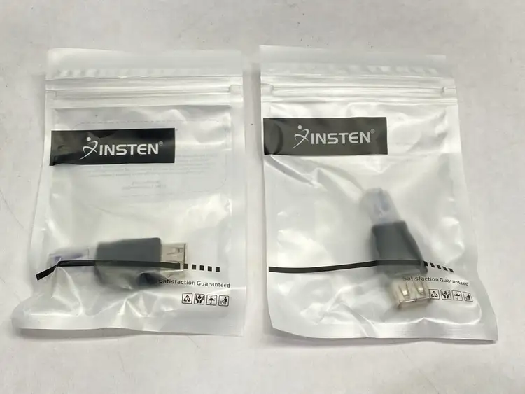 New | in-Stock INSTEN MALE USB TYPE A / MALE RJ45 ETHERNET CONNECTOR LOT OF 2 Connector Accessories Michigan US | Maverick Industrial Sales #1089283