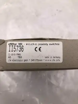 IFM Electronic II5736 Inductive Proximity Switch 10-55V 15mm -NIB