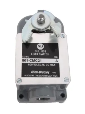 ALLEN BRADLEY 801-CMC21 LIMIT SWITCH SER.A 801CMC21 NEW SURPLUS