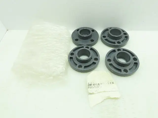 Charlotte 854-015 Van Stone Flange Socket 1-1/2" Schedule 80 150PSI LOT OF 4