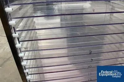 N/A One used S.S. Rack w/ 24 30" x 20" Lexan-type Shelves