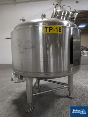 USED Precision 1,000 Liter Precision Stainless Reactor, 316L S/S, 50/125#