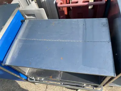 Used Falcon Restaurant Supply Used Stainless Steel Utility Cart - SS52 Restaurant Equipment (Miscellaneous) Illinois US | Falcon Restaurant Supply #1376081