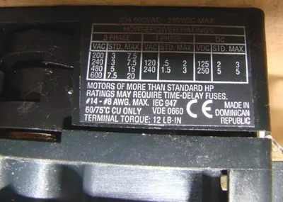 USED ALLEN BRADLEY 194R-NJ030P3 SER B
