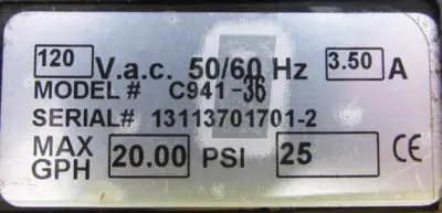NEW MILTON ROY C941-36 METERING PUMP 20 GPH C94136