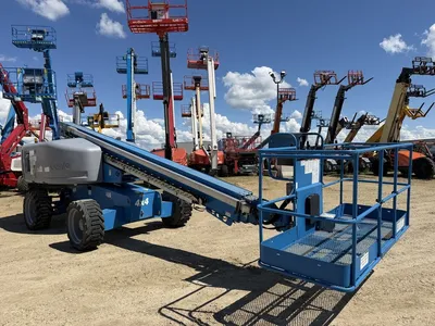 Used 2013 GENIE S-60 X TELESCOPIC BOOM LIFT Telescopic Boom Lifts Alberta CA | Adcock Equipment #1490060