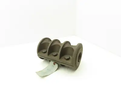 Louden K474 Shaft Coupler 2-1/8" ID x 9-1/2"L x 1/2" Keyway Cast Iron 6 Bolt