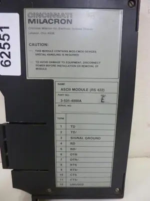 USED CINCINNATI MILACRON 3-531-4000A