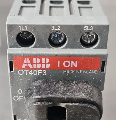 ABB OT40F3 Disconnect Switch 40A 3P (BIN412)
