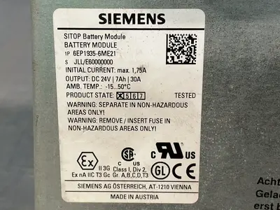 Used SIEMENS 6EP19356ME21 Batteries Ohio US | HGR 24 #1520855