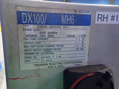 Used 2013 YASKAWA MOTOMAN MOTOMANMH6 Robots | HGR 24 #734581