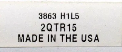 NEW PARKER 2QTR15 SEAL 3863-H1L5