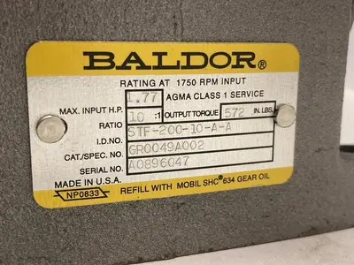 New | in-Stock BALDOR STF-200-10-A-A Industrial Controls | Surplus Asset Holdings #1220738
