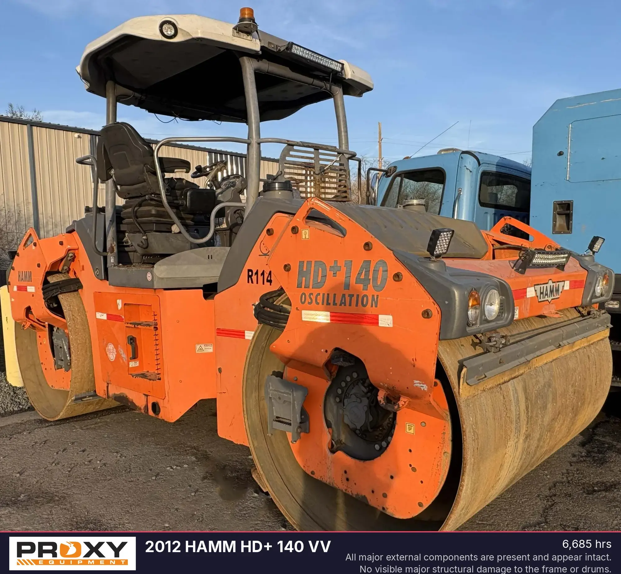 Used 2012 HAMM HD+ 140 VV Tandem Rollers New Jersey US | Proxy Equipment #1385335