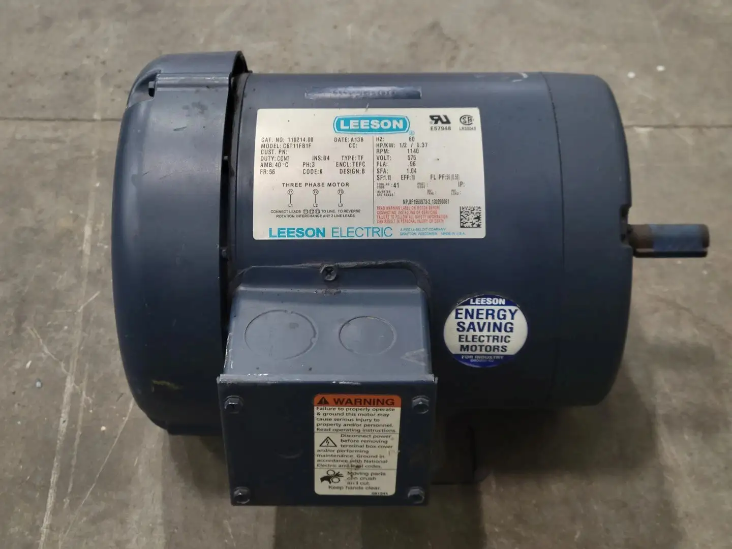 USED LEESON C6T11FB1F