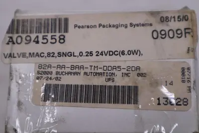 NEW MAC VALVES 82A-AA-BAA-TM-DDA5-2DA SOLENOID VALVE 82 SERIES 4-WAY STK H800A