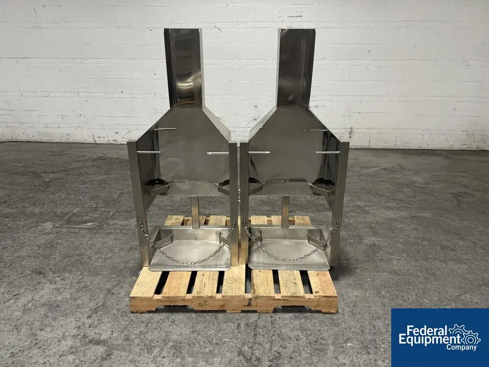 Unknown (2) Stainless Steel Barrel Dumpers