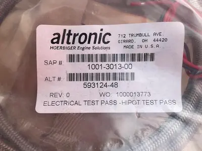 Altronic Check Valves w/ EPCC PN 01-SC2425-A
