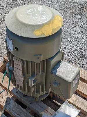 Rebuilt 20 HP 3540 RPM GE Vertical Motor 5KS256XAE5725A L2561P10 Frame 460V EOK