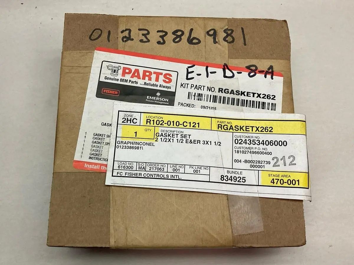 USED FISHER RGASKETX262