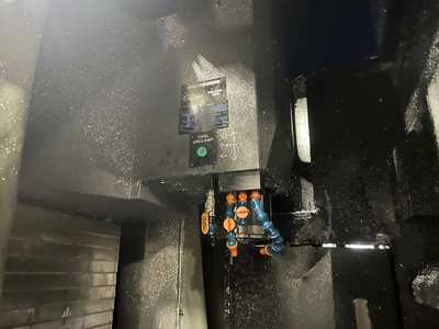 2010 Hwacheon Vesta 610D Vertical Machining Center with Pallet Changer