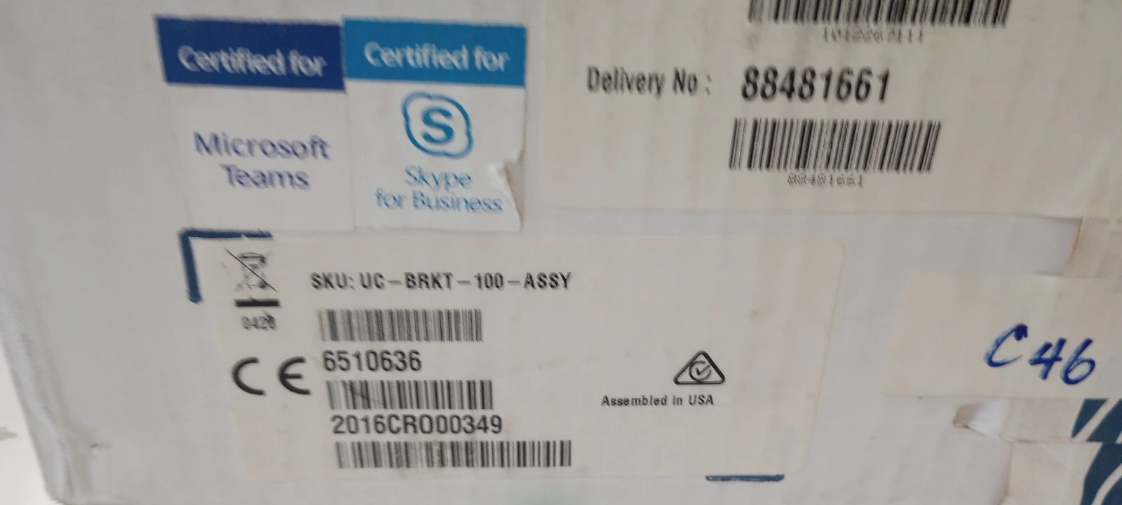 NEW Crestron UC-BRKT-100-ASSY