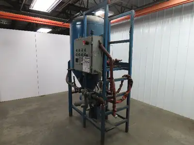 HMC Hot Metal Coating Mold Duster Graphite 120 Gallon Hopper VFD Feed Auger
