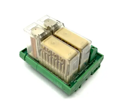 Used Universal Instruments Safety Relay Module DIN Rail Mount Relays & Switches Michigan US | Maverick Industrial Sales #1402278